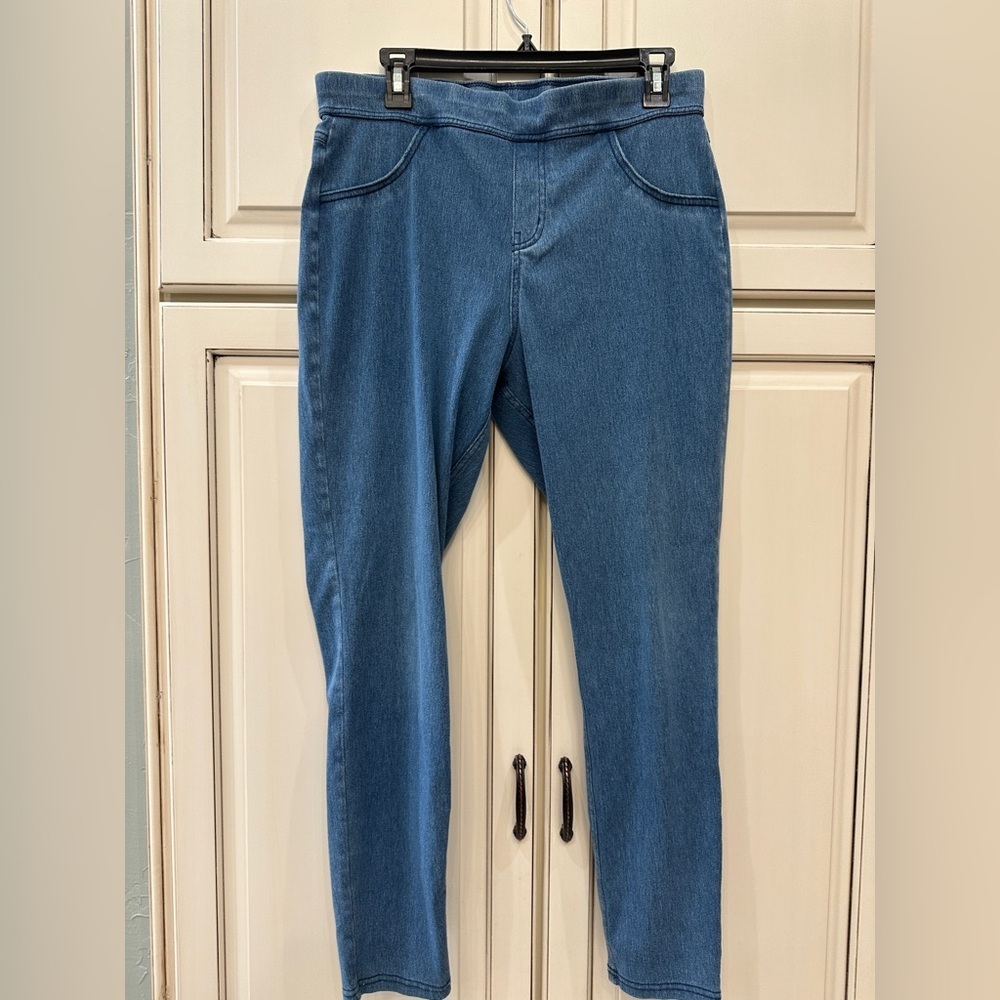 Classic Blue Women's Jeggings - Picture 1 of 4